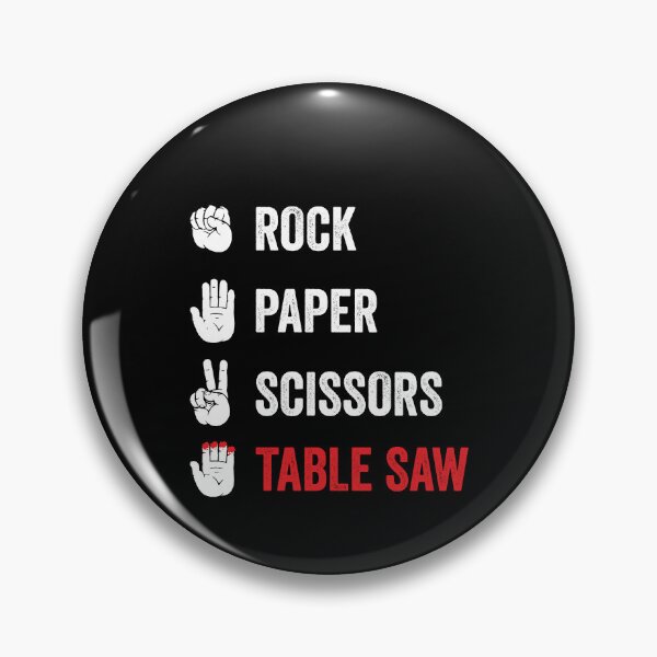 Item preview, Rock Paper Scissors Table Saw Shirt, Woodworking Shirt, Carpenter Shirt, Woodworker Shirt, Lumberjack Shirt, Woodworking Gift, Sawdust Shirt designed and sold by aymob.