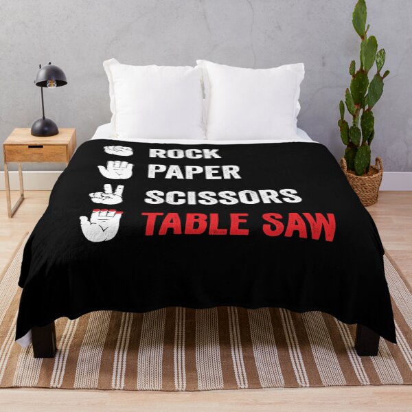 Item preview, Rock Paper Scissors Table Saw Shirt, Woodworking Shirt, Carpenter Shirt, Woodworker Shirt, Lumberjack Shirt, Woodworking Gift, Sawdust Shirt designed and sold by aymob.