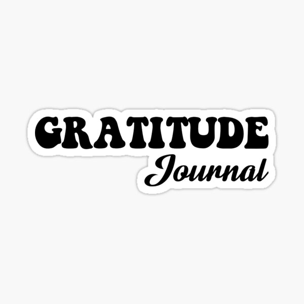 Gratitude Journal Stickers