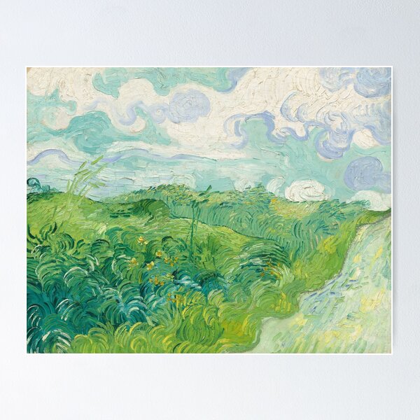 Item preview, Vincent van Gogh - Green Wheat Fields designed and sold by redprime.