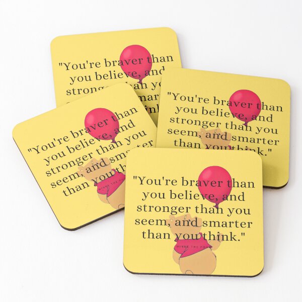 Item preview, "You're braver than you think" - Winne the Pooh  designed and sold by St3phCrafts.