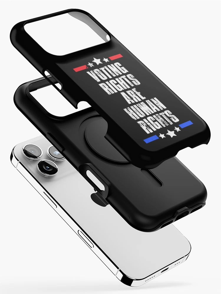 Thumbnail 2 of 4, iPhone Case, Voting Rights are Human Rights, We Want Voting Rights designed and sold by FNStuff.