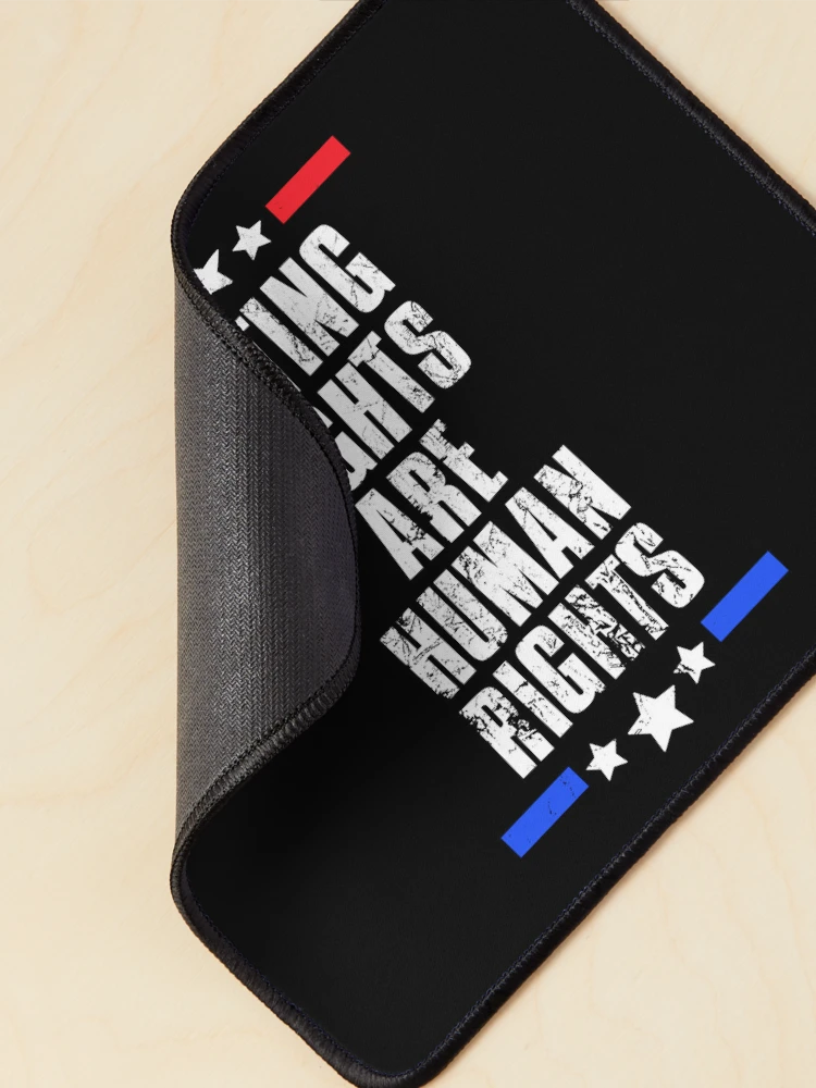 Thumbnail 2 of 5, Mouse Pad, Voting Rights are Human Rights, We Want Voting Rights designed and sold by FNStuff.
