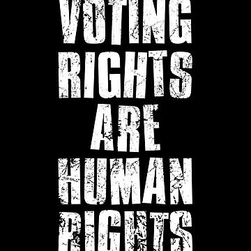 Artwork thumbnail, Voting Rights are Human Rights, We Want Voting Rights by FNStuff