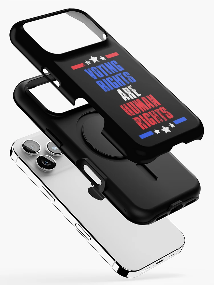 Thumbnail 2 of 4, iPhone Case, Voting Rights are Human Rights, We Want Voting Rights designed and sold by FNStuff.