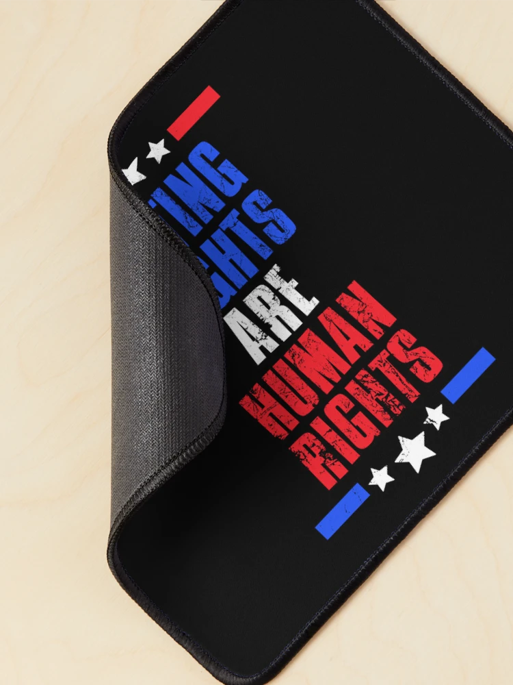 Thumbnail 2 of 5, Mouse Pad, Voting Rights are Human Rights, We Want Voting Rights designed and sold by FNStuff.