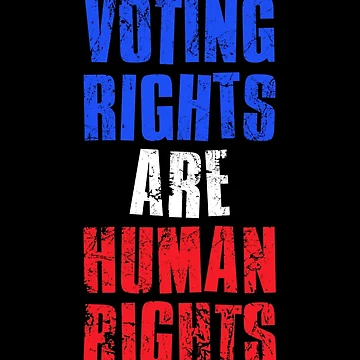 Artwork thumbnail, Voting Rights are Human Rights, We Want Voting Rights by FNStuff