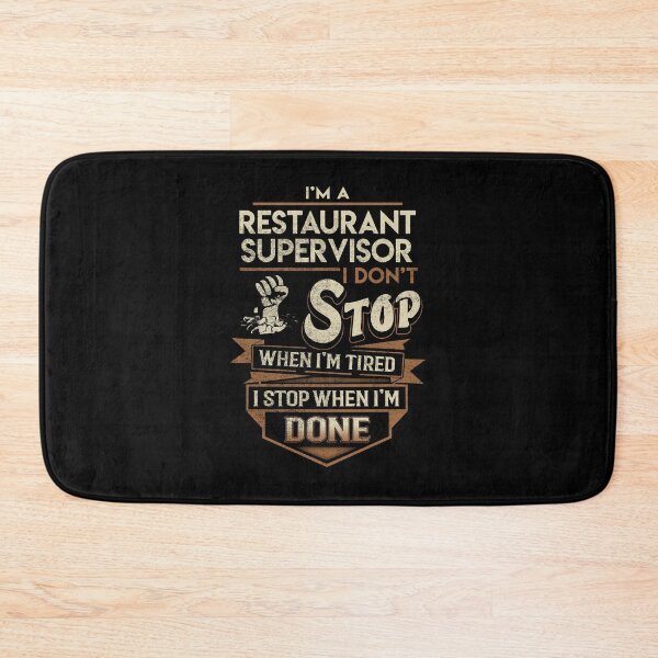 Item preview, Restaurant Supervisor T Shirt - I Stop When Done Job Gift Item Tee designed and sold by paneczkopat.