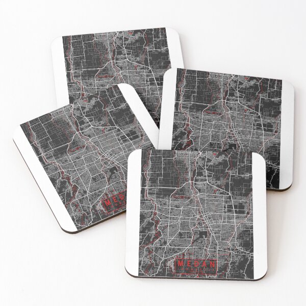 Item preview, Medan City Map of Sumatra, Indonesia - Oriental designed and sold by deMAP.