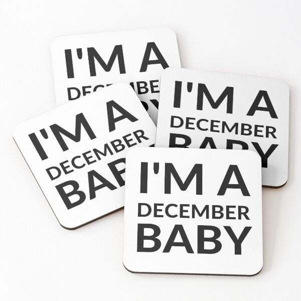 Item preview, I'M A DECEMBER BABY designed and sold by RobbiesMusic.