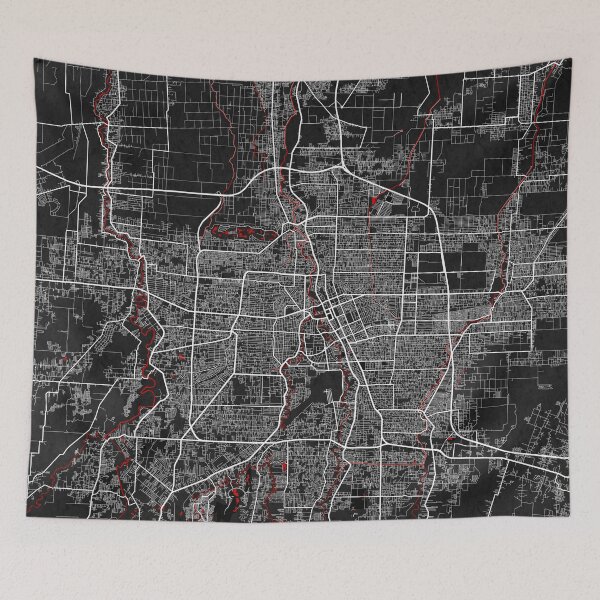 Item preview, Medan City Map of Sumatra, Indonesia - Oriental designed and sold by deMAP.