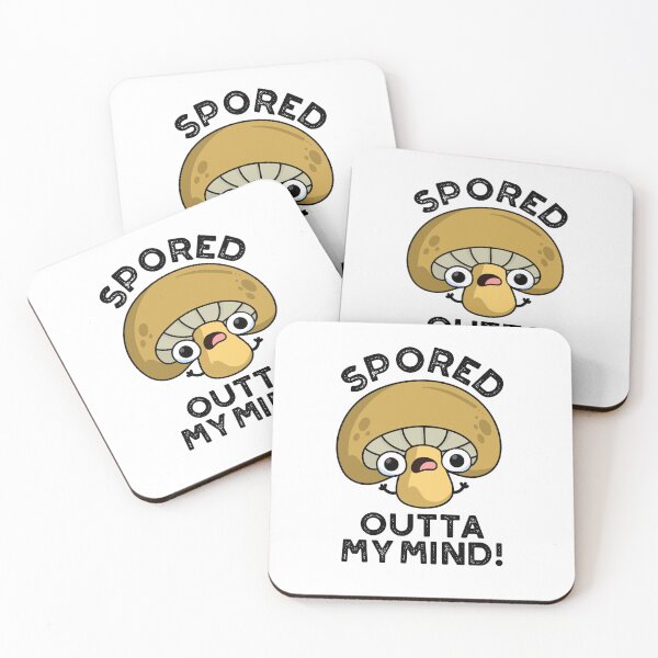 Item preview, Spored Outta My Mind Funny Bored Mushroom Puns  designed and sold by punnybone.