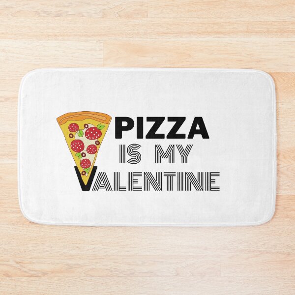 Item preview, Pizza is my valentine funny valentines slice of pizza designed and sold by miriamyk.