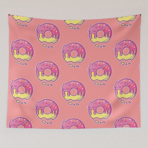 Item preview, Donut Cat Cute Pink designed and sold by Abhishek Goldar.