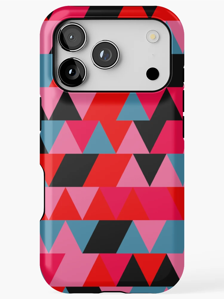 Thumbnail 1 of 4, iPhone Case, Triangles 8 designed and sold by genpythonart.