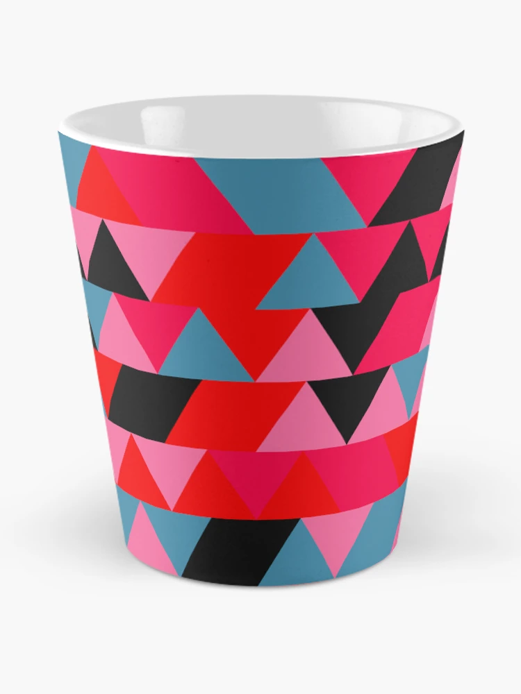 Thumbnail 2 of 4, Coffee Mug, Triangles 8 designed and sold by genpythonart.