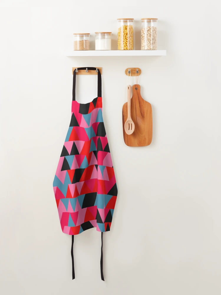 Thumbnail 4 of 6, Apron, Triangles 8 designed and sold by genpythonart.