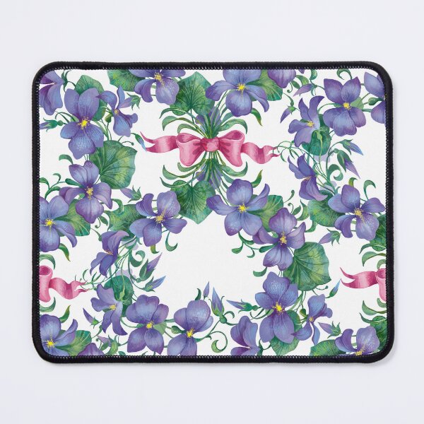 Item preview, Valentine pattern of violets designed and sold by fairytaleprints.