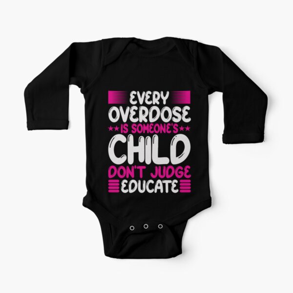 Overdose Long Sleeve Baby One Piece Redbubble