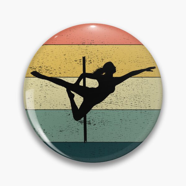 Item preview, Pole Sport Dance Dancer Acrobatics Vintage Retro Sunset designed and sold by CuteDesigns1.