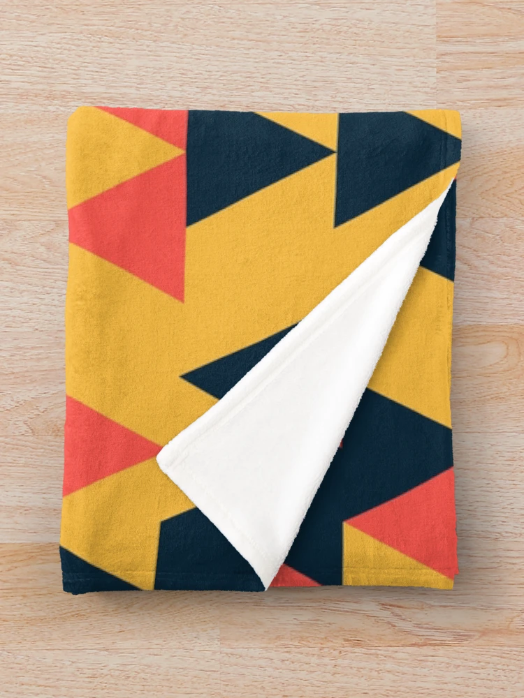 Thumbnail 3 of 6, Throw Blanket, Triangles 9 designed and sold by genpythonart.