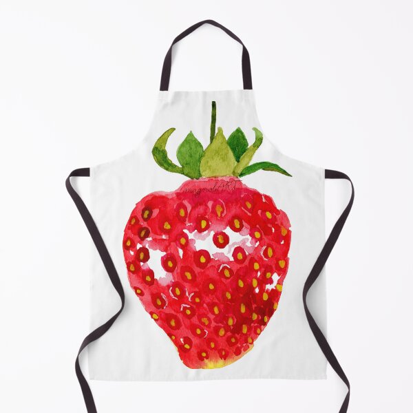 Item preview, Delightful strawberry 1- handpainted watercolor artwork designed and sold by magnoliART botanical_kata.