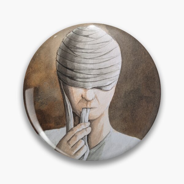 Item preview, Bandaged head - eat bandage designed and sold by Silent-Art-.