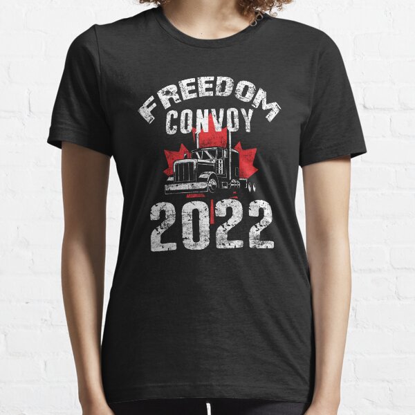 Vista previa del artículo con la obra « Apoye a los camioneros Freedom Convoy 2022 - ¡Gracias camioneros!», diseñado y vendido por niftee.