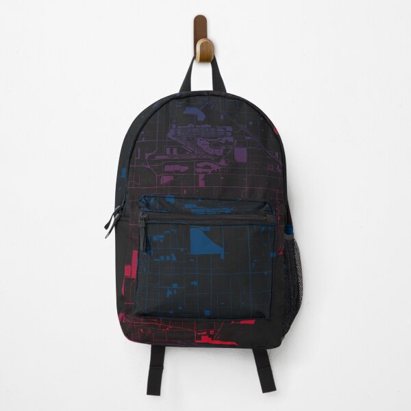 Item preview, Miami Pink Blue Map Art Florida USA designed and sold by EpicMaps.