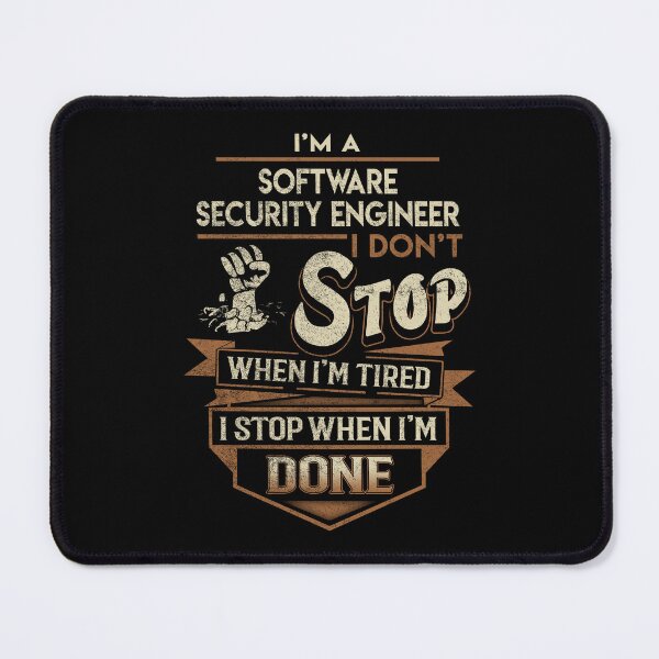 Item preview, Software Security Engineer T Shirt - I Stop When Done Job Gift Item Tee designed and sold by natalinedk.