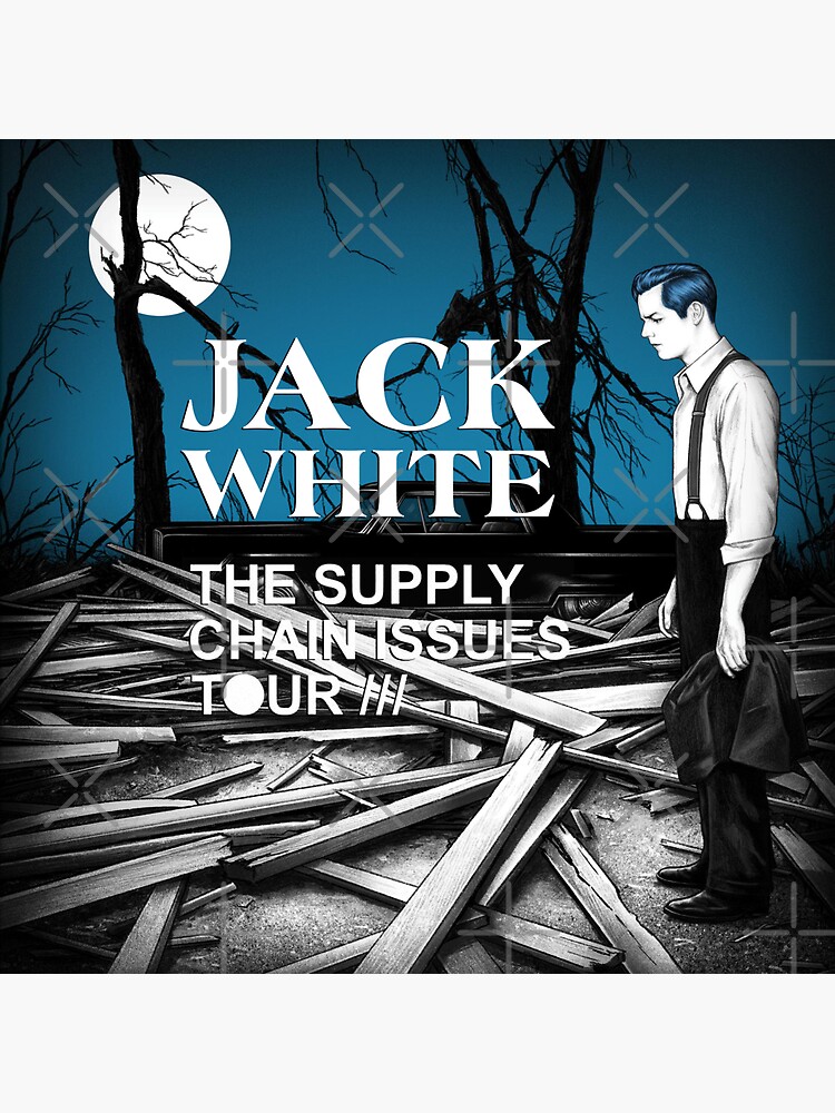 "jack supply chain issues white tour 2022 masjanu" Sticker for Sale by