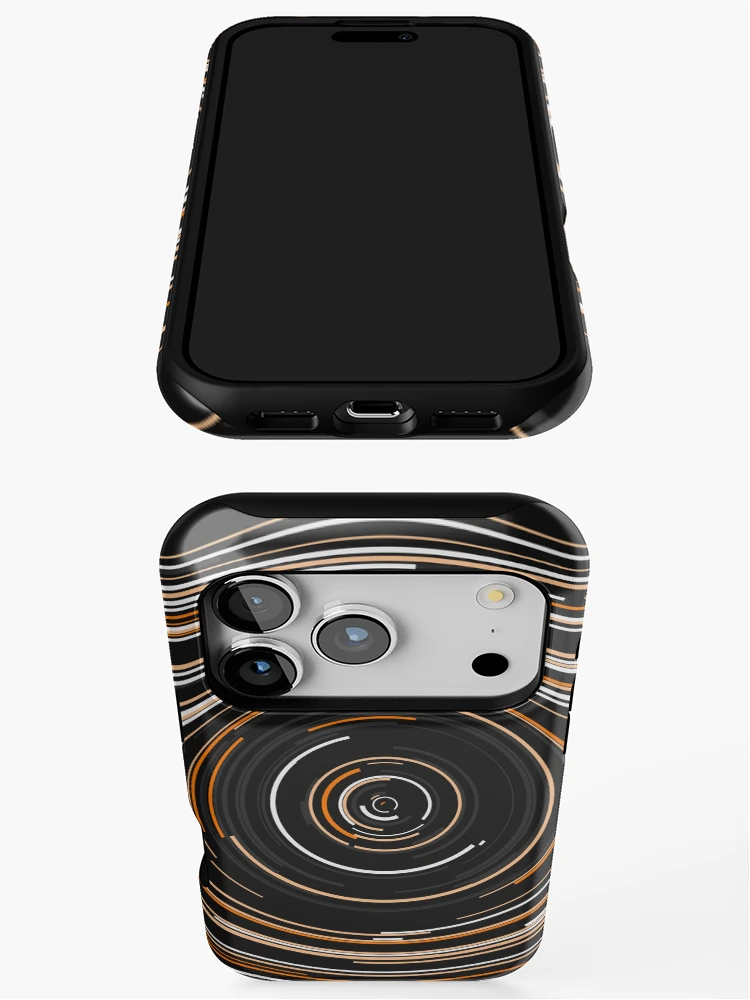 Thumbnail 3 of 4, iPhone Case, Arcs 9 designed and sold by genpythonart.