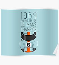1969 Race Winner Poster