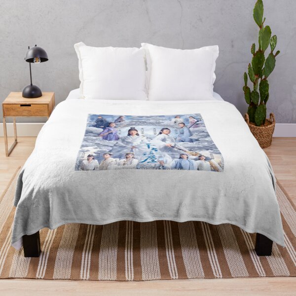 Ancient Love Poetry Throw Blanket