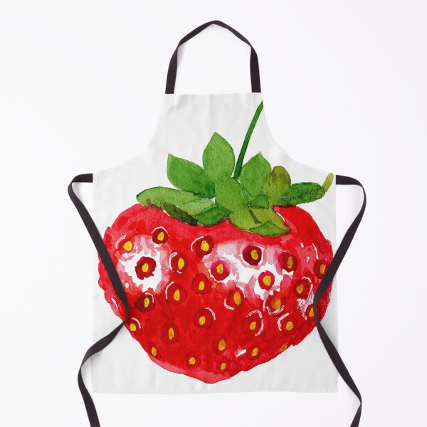 Item preview, Delightful strawberry 2.- handpainted watercolor artwork designed and sold by magnoliART botanical_kata.