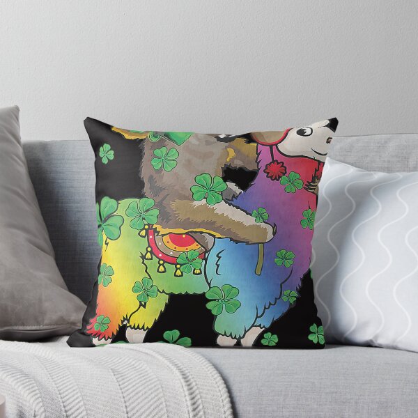 Item preview, Leprechaun Sloth Riding Llama Unicorn St Patricks Day designed and sold by JaredWiseman.