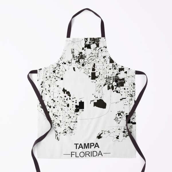 Item preview, Tampa Black white Map Art Florida USA designed and sold by EpicMaps.