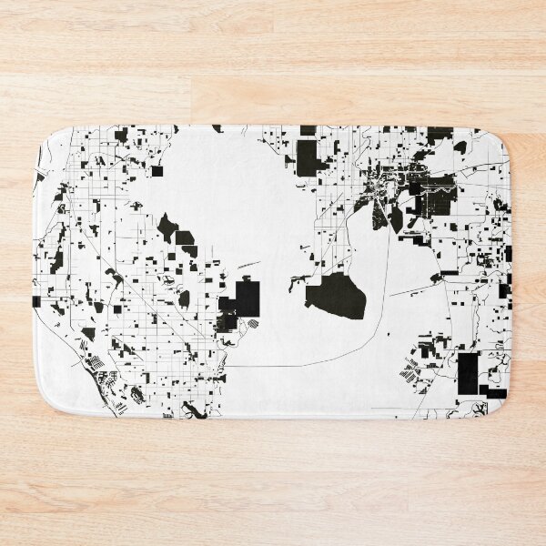 Item preview, Tampa Black white Map Art Florida USA designed and sold by EpicMaps.
