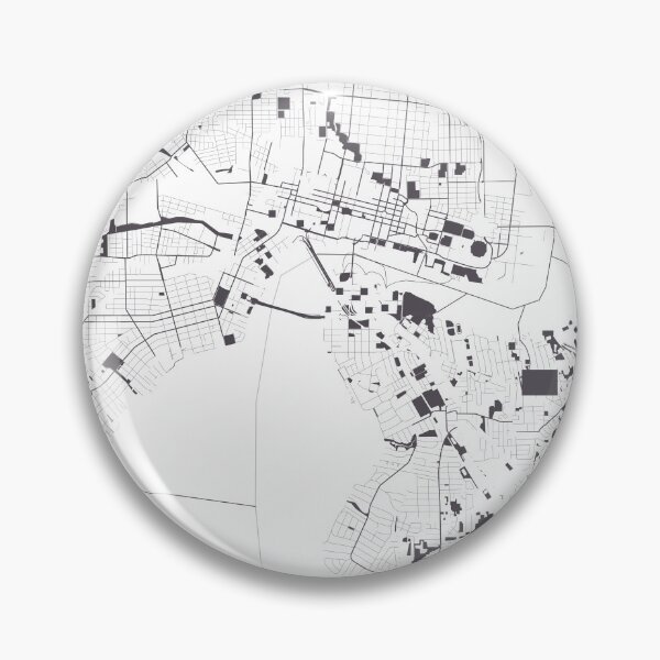 Item preview, Jacksonville Black white Map Art Florida USA designed and sold by EpicMaps.