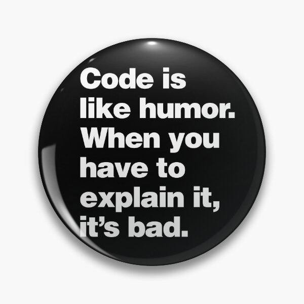 Item preview, Code is Like Humor - Funny Programmer Saying Quote designed and sold by elhefe.