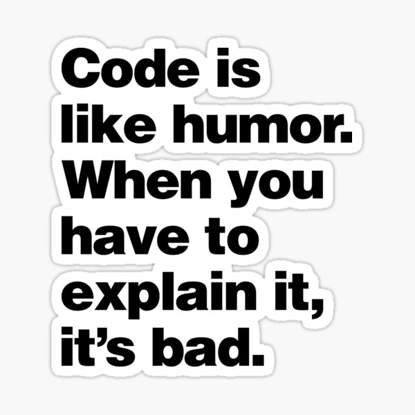 Artikel-Vorschau von Code ist wie Humor - Lustiges Zitat zum Thema Programmierer, designt und verkauft von elhefe.