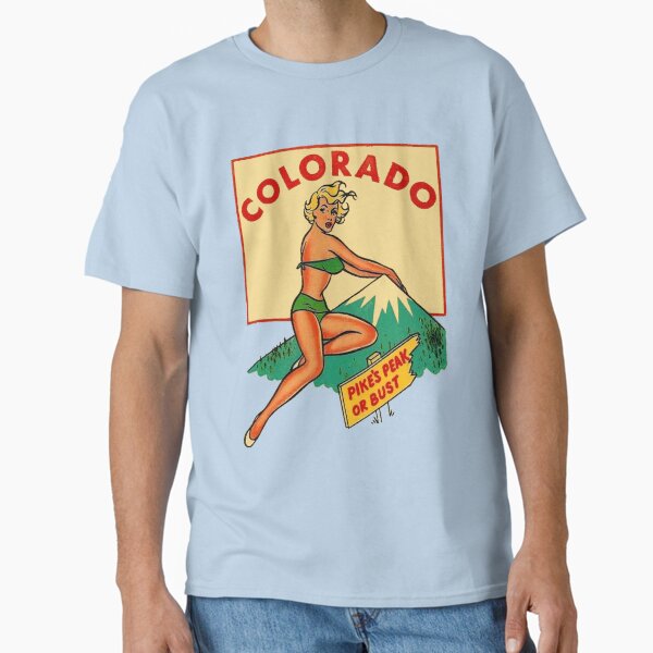 Item preview, Colorado Pinup Pikes Peak Vintage Travel Decal designed and sold by hilda74.