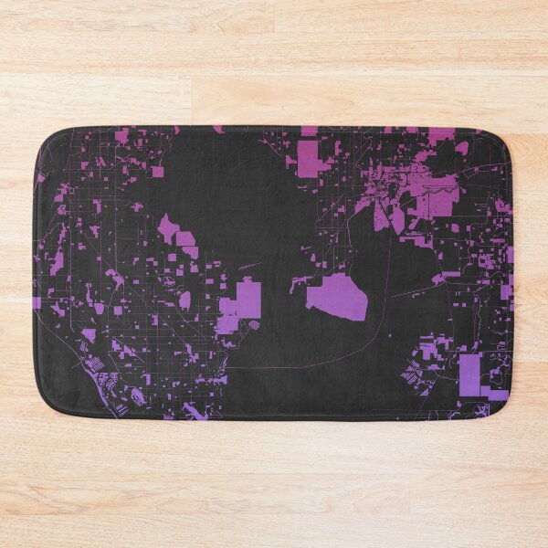 Item preview, Tampa Pink Blue Map Art Florida USA designed and sold by EpicMaps.