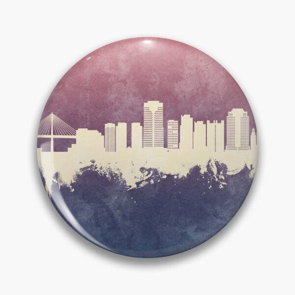 Item preview, Long Beach California Skyline designed and sold by ArtPrints.