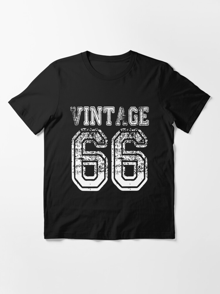 T Shirt Vintage 66 66 1966 T Shirt Cadeau D Anniversaire Age Annee Vieux Garcon Fille Mignon Drole Homme Femme Jersey Style Par Arcadetoystore Redbubble