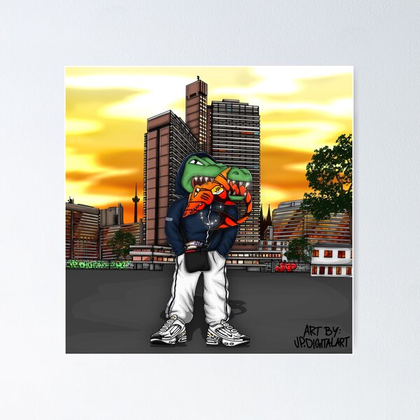 Jp crocodile artwork Poster