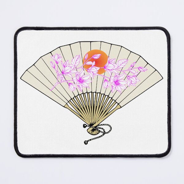 Item preview, Japanese Fan Magnolia Sun Set designed and sold by Elfinova.