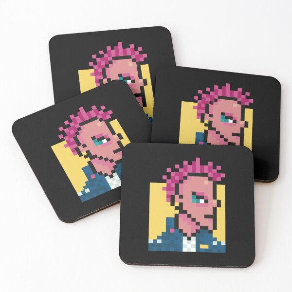 Item preview, pixelated punk designed and sold by DerSenat.