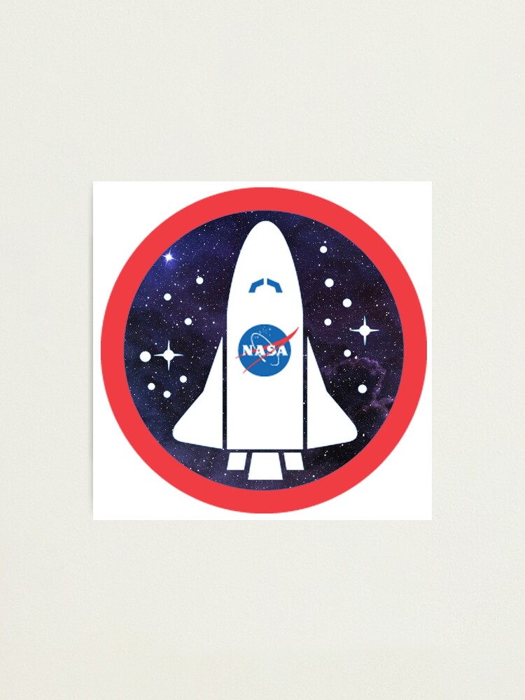 Nasa Rocket Logo Photographic Print By Wethom Redbubble