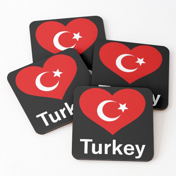 Item preview, Heart Turkey, love Turkey, countries, turks, turkey shirts designed and sold by Kirei-Lily.